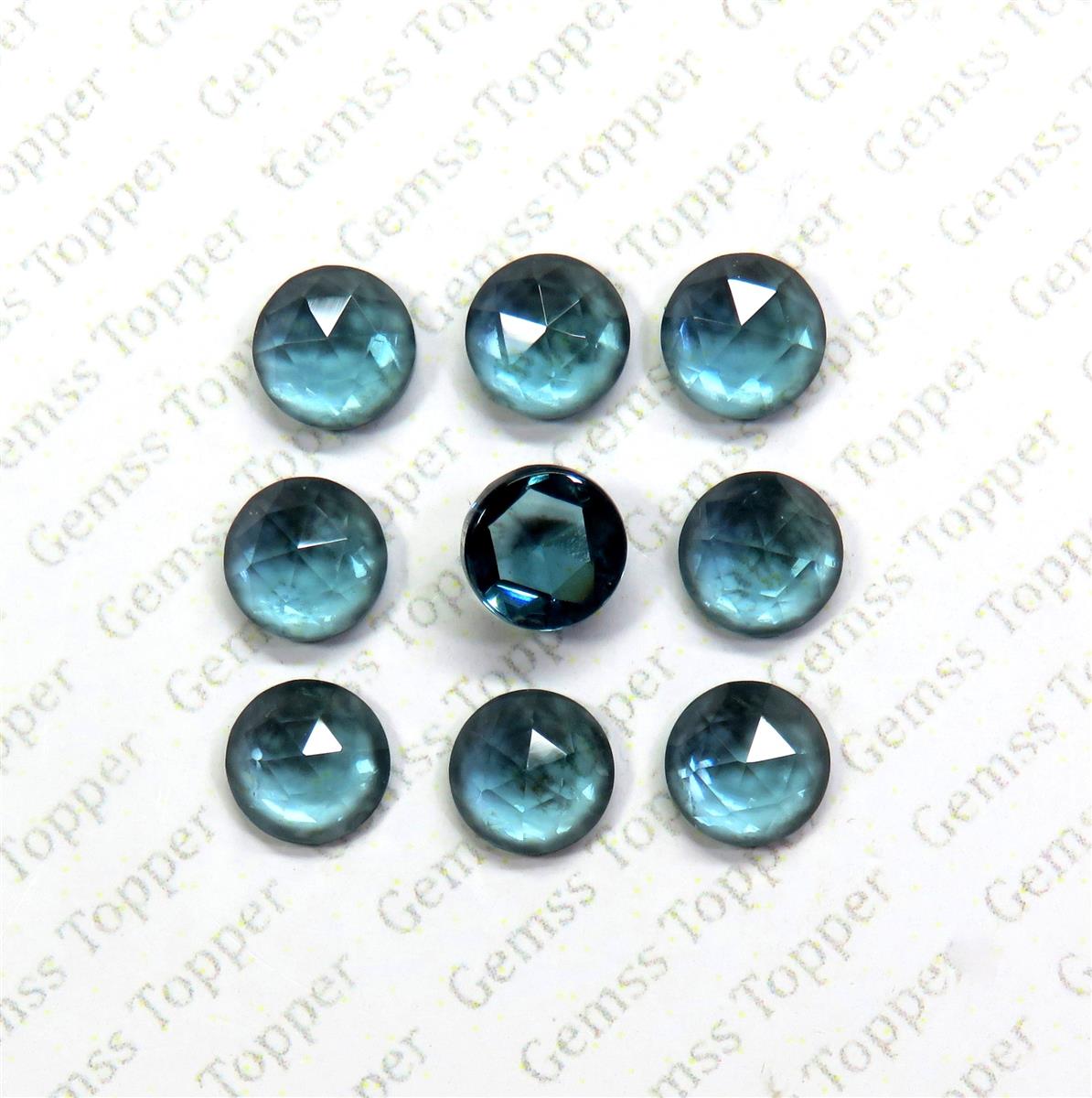 London Blue Topaz 10x10 mm Round R-Cut